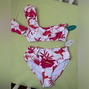 Mynah Floral Swimsuit NWT Size XS